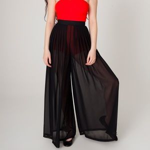 American Apparel Chiffon Pants